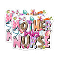 (2 Pack) Mother Baby Nurse Magnets - Easter Nurse Appreciation - New Mom RN Student - 5 Inches On Longest Side - Thick Durable Magnet - Made in USA - MAG26411