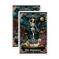 (2 Pack) Day of The Dead Decorations Magnet - 5" On Longest Side - Sticks to Smooth Flat Surfaces - Made in USA - MAG10012