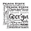 (2 Pack) Georgia State Magnets - Souvenir Refrigerator Magnets - Travel Theme Accessories - 5" On Longest Side - Premium Magnet - for Cars, Refrigerators, Toolboxes, Lockers - Made in USA - MAG18267