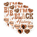 (3 Pack) Black History Decals - Melanated Motivated - Educated Elevated Decals - 3 Inches On Longest Side - Easy Peel & Apply - Made in USA - 3MCS2654