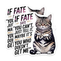 (2 Pack) Inspiring Cat Quote Magnets Magnets - Animal Motivation - Feline Wisdom for Home or Office - 5" On Longest Side - Made in USA - Sticks to Refrigerators & Metal Surfaces - MAG8758