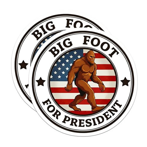 (2 Pack) American Flag Decor Magnet - Funny Political Design - USA Election Humor - 5" On Longest Side - Sticks to Smooth Flat Surfaces - Made in USA - MAG9341