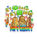 (2 Pack) Autism Awareness Magnets - Neurodiversity Acceptance - Fall Pumpkin Decor - It's OK to Be Different - 5 Inches On Longest Side - Thick Durable Magnet - Made in USA - MAG28871