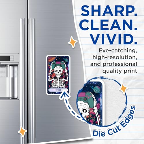 (2 Pack) Unique Gaming Decor Magnet - 5" On Longest Side - Sticks to Smooth Flat Surfaces - Made in USA - MAG9995