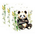 (3 Pack) Panda Decals - Cute Animal Decal - Laptop Decal - 3 Inches On Longest Side - Easy Peel & Apply - Made in USA - 3MCS7467