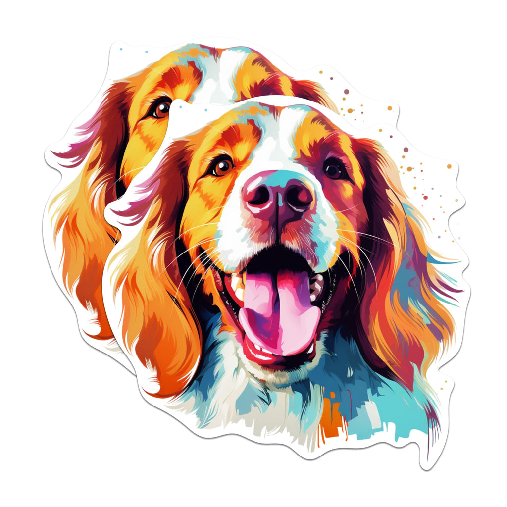 (2 Pack) Welsh Springer Spaniel Dog Breed Magnets- 5 Inches On Longest Side - Choose from Over 100 Dog Breeds - for Cars, Refrigerators, Toolboxes - Made in USA - MAG1978