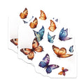(2 Pack) Butterfly Stickers - Colorful Butterfly Decals - Decorative Stickers - 5" On Longest Side - Sticks to Smooth Flat Surfaces - Made in USA - BMCS15530