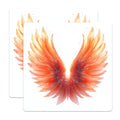 (2 Pack) Angel Wings Magnets - Phoenix Ethereal Art - Spiritual Home Decor - 5 Inches On Longest Side - Thick Durable Magnet - Made in USA - MAG28511