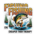 (2 Pack) Funny Fishing Magnets - Fisherman Refrigerator Magnet - Dad Humor Gift - 5 Inches On Longest Side - Thick Durable Magnet - Made in USA - MAG38199