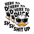 (3 Pack) Funny Duck Decals - Sarcastic Duck Stickers - Laptop Decals - 3 Inches On Longest Side - Easy Peel & Apply - Made in USA - 3MCS8303