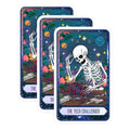 (3 Pack) Tech Challenged Decals - Funny Skeleton - Laptop Decal - Humorous Stickers - 3 Inches On Longest Side - Easy Peel & Apply - Made in USA - 3MCS0002
