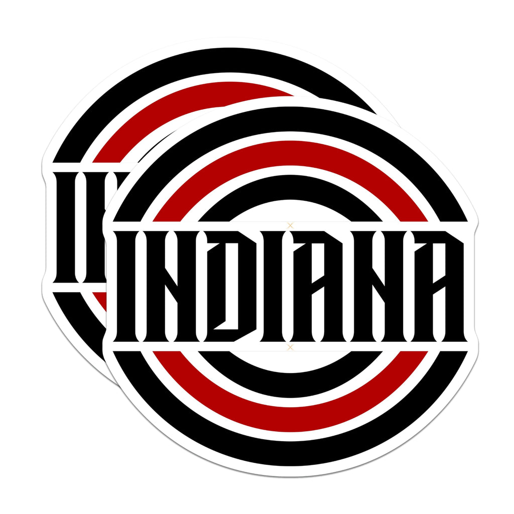 (2 Pack) Indiana State Magnets - Indiana Pride Decor - Indiana Souvenir Fridge Magnets - 5" On Longest Side - Premium Magnet - for Cars, Refrigerators, Toolboxes, Lockers - Made in USA - MAG18176