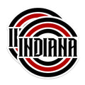 (2 Pack) Indiana State Magnets - Indiana Pride Decor - Indiana Souvenir Fridge Magnets - 5" On Longest Side - Premium Magnet - for Cars, Refrigerators, Toolboxes, Lockers - Made in USA - MAG18176