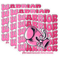(3 Pack) Breast Cancer Warrior Decals - Pink Boxing Glove Stickers - Awareness Laptop Decal - 3 Inches On Longest Side - Easy Peel & Apply - Made in USA - 3MCS4570