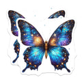 (2 Pack) Galaxy Butterfly Magnets - Celestial Space Decor - Ethereal Starry Nature Aesthetic - 5 Inches On Longest Side - Thick Durable Magnet - Made in USA - MAG36383