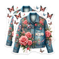 (2 Pack) Fly Free Stickers - Denim Jacket Decoration - 5" On Longest Side - Sticks to Smooth Flat Surfaces - Made in USA - BMCS8839 - BMCS8839