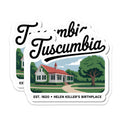 (2 Pack) Tuscumbia Alabama Magnets - Helen Keller Birthplace - Alabama Souvenir Magnet - 5" On Longest Side - Premium Magnet - for Cars, Refrigerators, Toolboxes, Lockers - Made in USA - MAG17200