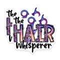 (2 Pack) The Hair Whisperer Magnets - Hair Dresser Decor - Salon Fridge Accessories - 5" On Longest Side - for Cars, Fridges, Toolboxes - Made in USA - MAG7570