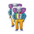 (2 Pack) Quirky Home Decor Magnet - 5" On Longest Side - Sticks to Smooth Flat Surfaces - Made in USA - MAG9509