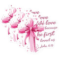 (3 Pack) Christian Decals - Pink Cross Decal - Religious Laptop Stickers - 3 Inches On Longest Side - Easy Peel & Apply - Made in USA - 3MCS2743