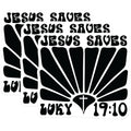 (3 Pack) Jesus Saves Luke 19 10 Decals - Retro Christian Decal - Faith Laptop Decals - 3 Inches On Longest Side - Easy Peel & Apply - Made in USA - 3MCS1861