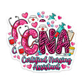 (2 Pack) Certified Nursing Assistant Magnets - CNA Appreciation Decor - Medical Professional Item - Healthcare Worker Fridge - 5 Inches On Longest Side - Thick Durable Magnet - Made in USA - MAG22467