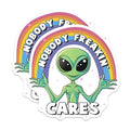 (2 Pack) Alien Funny Quote Magnets - 5" On Longest Side - for Cars, Fridges, Toolboxes - Made in USA - MAG7765