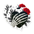 (2 Pack) Gothic Skeleton Hand Magnets - Dark Romance Aesthetic Decor - Alternative Fridge Art - 5 Inches On Longest Side - Thick Durable Magnet - Made in USA - MAG37949