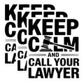 (3 Pack) Lawyer Decals - Keep Calm - Attorney at Law - 3 Inches On Longest Side - Easy Peel & Apply - Made in USA - 3MCS4410