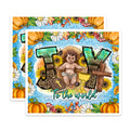 (2 Pack) Joy to The World Magnets - Baby Jesus Nativity Decor - Christian Holiday Fridge - Autumn Faith Kitchen - 5 Inches On Longest Side - Thick Durable Magnet - Made in USA - MAG25138