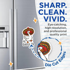 (2 Pack) Me Goose-Ta Magnets - Goose Magnets - Fun Magnet for Kitchen Refrigerator - Spice Up Your Fridge - 5" On Longest Side - for Cars, Fridges, Toolboxes - Made in USA - MAG4611