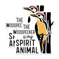 (2 Pack) Woodpecker Spirit Animal Stickers - Nature Lover - Bird Enthusiast - 5" On Longest Side - Sticks to Smooth Flat Surfaces - Made in USA - BMCS6326