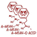 (3 Pack) Amino Acid Decals - Funny Science Stickers - Chemistry Nerd Decal - 3 Inches On Longest Side - Easy Peel & Apply - Made in USA - 3MCS4442