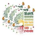 (3 Pack) Black History Month Decals - Inspiring Future - Laptop Decal - 3 Inches On Longest Side - Easy Peel & Apply - Made in USA - 3MCS2504