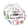 (2 Pack) Sewing Machine Magnets - Funny Quilter Decor - Seamstress Humor Accessories - 5 Inches On Longest Side - Thick Durable Magnet - Made in USA - MAG36472