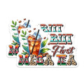 (2 Pack) But First Mega Tea Magnets - 5" On Longest Side - for Cars, Fridges, Toolboxes - Made in USA - MAG8303