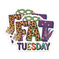 (2 Pack) Fat Tuesday Magnets - Mardi Gras Theme - Celebration Magnets - 5" On Longest Side - Premium Magnet - for Cars, Refrigerators, Toolboxes, Lockers - Made in USA - MAG14173
