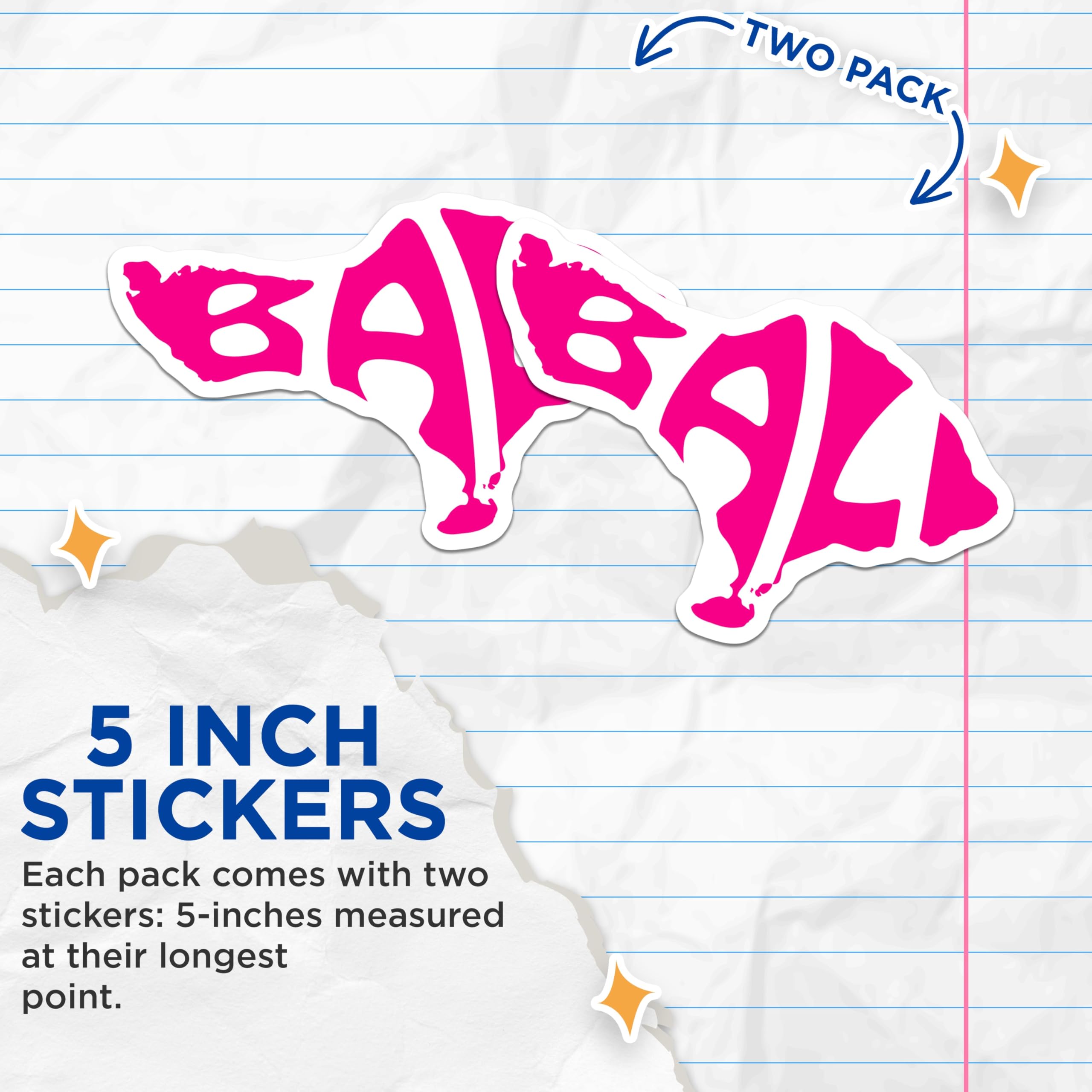 (2 Pack) Bali Island Stickers - Pink Bali Map - Indonesia Travel Stickers - 5" On Longest Side - Sticks to Smooth Flat Surfaces - Made in USA - BMCS17944