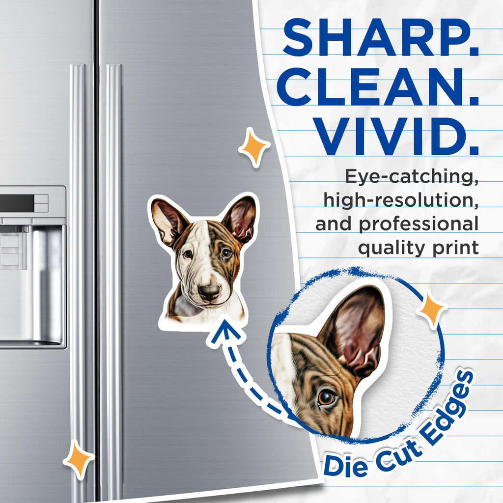 (2 Pack) Basenji Puppy Magnets - Dog Mom Decor - Fridge Locker Accessory - 5 Inches On Longest Side - Thick Durable Magnet - Made in USA - MAG25020