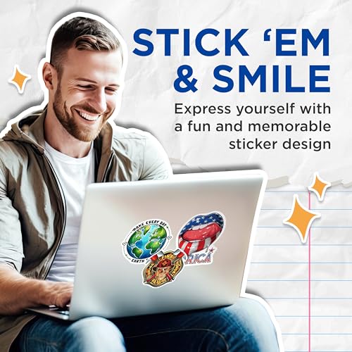 (2 Pack) Earth Day Stickers - Make Every Day Earth Day - Eco-Friendly Awareness Decals - 5" On Longest Side - Sticks to Smooth Flat Surfaces - Made in USA - BMCS9752