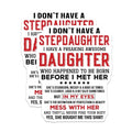 (2 Pack) Awesome Daughter Stickers - Stepdaughter Quote - Funny Family Decal - 5" On Longest Side - Sticks to Smooth Flat Surfaces - Made in USA - BMCS5831