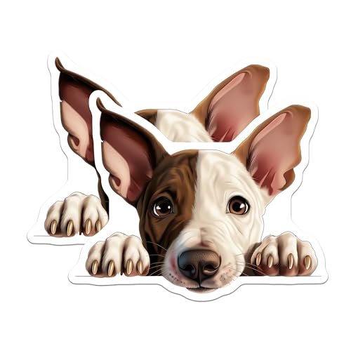 (2 Pack) Dog Lover Accessories Magnet - Animal Home Decor - 5" On Longest Side - Sticks to Smooth Flat Surfaces - Made in USA - MAG10227