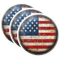 (3 Pack) Betsy Ross Flag Decals - USA Flag Sticker - Distressed American Flags - 3 Inches On Longest Side - Easy Peel & Apply - Made in USA - 3MCS0047