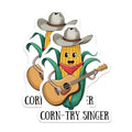 (2 Pack) Corn-Try Singer Magnets - 5" On Longest Side - for Cars, Fridges, Toolboxes - Made in USA - MAG7633