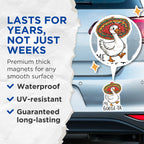 (2 Pack) Me Goose-Ta Magnets - Goose Magnets - Fun Magnet for Kitchen Refrigerator - Spice Up Your Fridge - 5" On Longest Side - for Cars, Fridges, Toolboxes - Made in USA - MAG4611