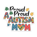 (2 Pack) Mother Awareness Decor Magnet - Puzzle Piece Heart Stickers - 5" On Longest Side - Sticks to Smooth Flat Surfaces - Made in USA - MAG10060