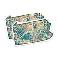 (2 Pack) Pennsylvania State Magnets - Abstract Art Design - Fridge Magnets Decorative - 5" On Longest Side - Premium Magnet - for Cars, Refrigerators, Toolboxes, Lockers - Made in USA - MAG17327