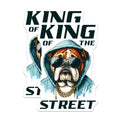 (2 Pack) Bulldog Magnets - King of Street - Cool Dog Fridge Magnets - 5" On Longest Side - Premium Magnet - for Cars, Refrigerators, Toolboxes, Lockers - Made in USA - MAG16647