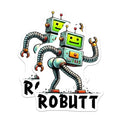 (2 Pack) Funny Robot Decor Magnet - 5" On Longest Side - Sticks to Smooth Flat Surfaces - Made in USA - MAG9688