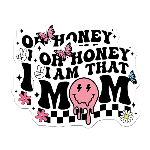 (2 Pack) Funny Mom Magnets Magnets - 5" On Longest Side - Made in USA - Sticks to Refrigerators & Metal Surfaces - MAG9005